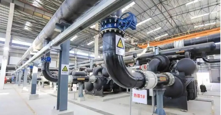 山东首个！再生水源热泵并网联供项目投产试运